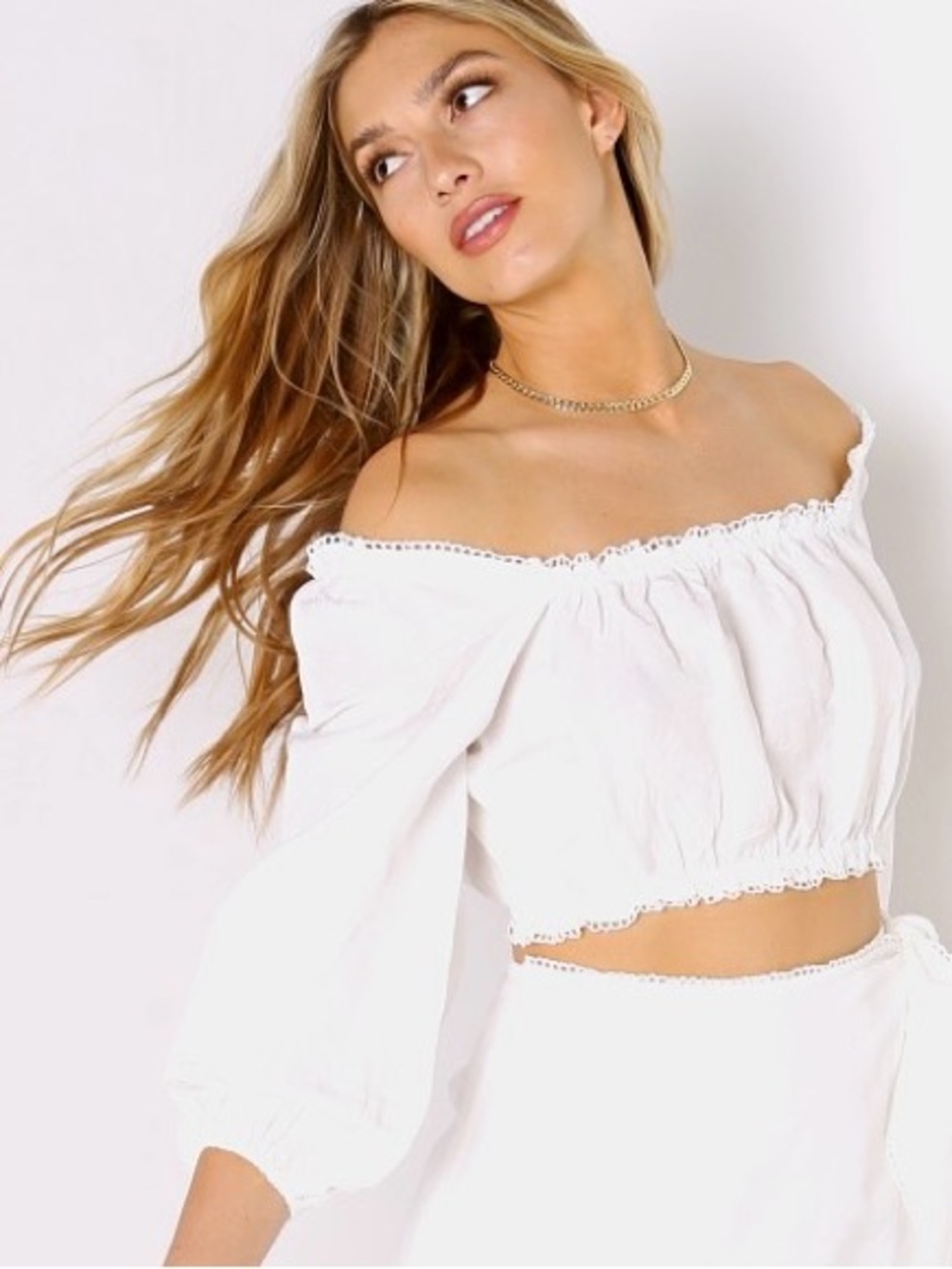 Show Me Your Mumu | Claudia Linen Crop Top | Small